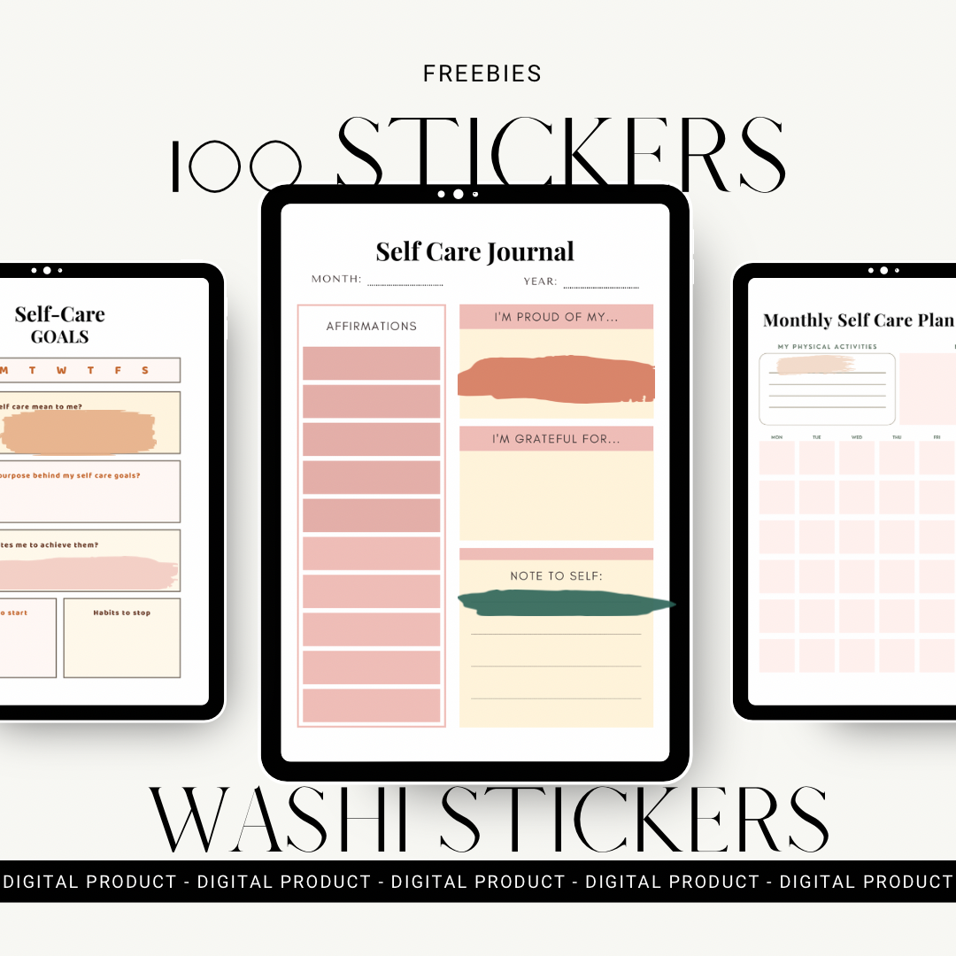Self Care & Wellness Planner
